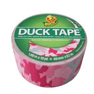 DUCK Tape Pink and Grey Camouflage Open Roll Rare, Discontinued print